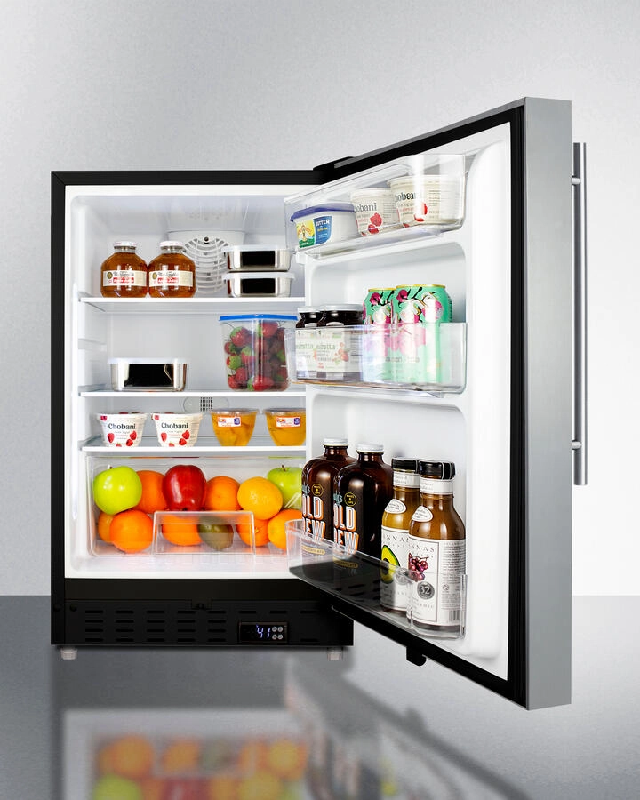 Summit ALR47BCSSHV 20" Wide Built-In All-Refrigerator, Ada Compliant