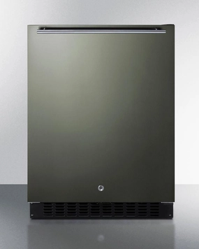 Summit ASDS2413KSHH 24" Wide Built-In All-Refrigerator, Ada Compliant Undercounter Refrigerators 24 inch undercounter fridge for kitchen