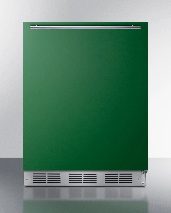 Summit BAR611WHG 24" Wide All-Refrigerator Undercounter Refrigerators 24 inch undercounter fridge for kitchen