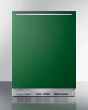 Summit BAR611WHG 24" Wide All-Refrigerator Undercounter Refrigerators 24 inch undercounter fridge for kitchen