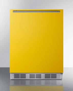 Summit BAR611WHYADA 24" Wide All-Refrigerator, Ada Compliant Undercounter Refrigerators 24 inch undercounter fridge for kitchen