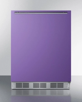 Summit BAR631BKP 24" Wide All-Refrigerator Undercounter Refrigerators 24 inch undercounter fridge for kitchen