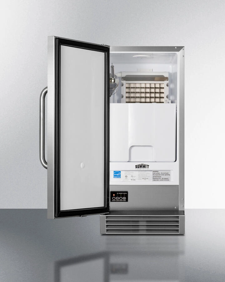 Summit BIM47OSADA Built-In Outdoor 50 Lb. Clear Icemaker, Ada Compliant