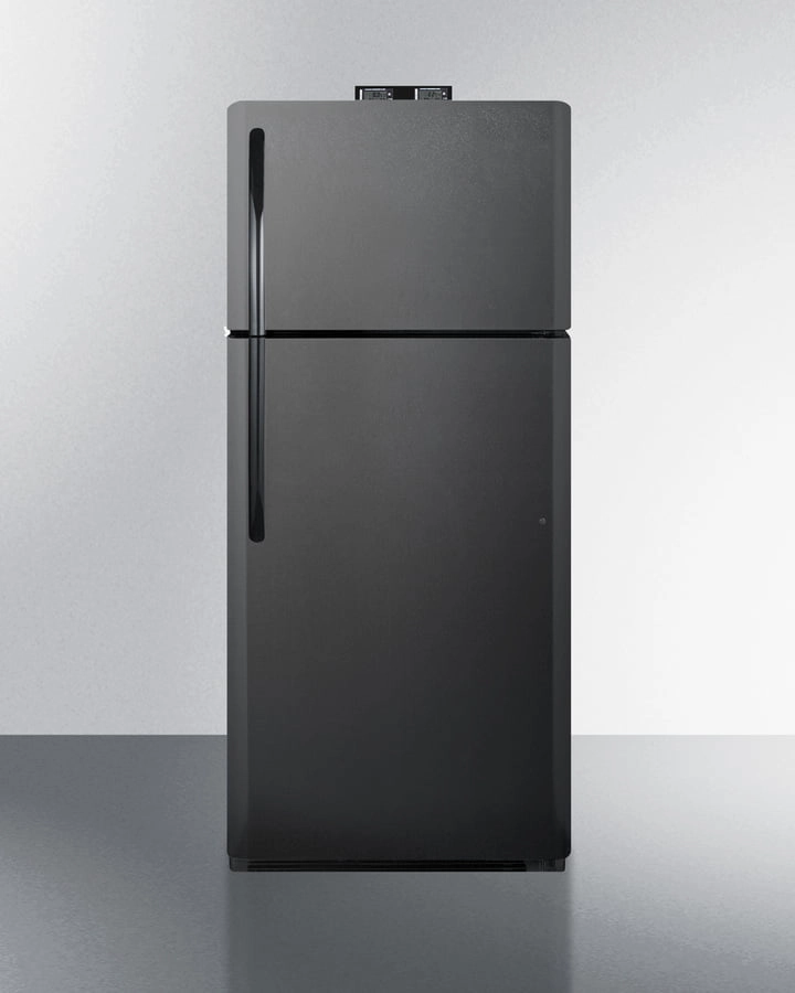 Summit BKRF21B 21 Cu.Ft. Break Room Refrigerator-Freezer In Black With Nist Calibrated Alarm/Thermometers Freestanding Refrigerators freestanding fridge freezer combo