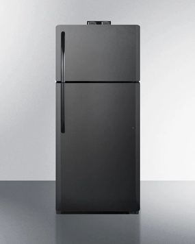 Summit BKRF21B 21 Cu.Ft. Break Room Refrigerator-Freezer In Black With Nist Calibrated Alarm/Thermometers Freestanding Refrigerators freestanding fridge freezer combo