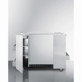 Summit CARTOSRF Outdoor Cart With Refrigerator Outdoor Refrigerators,outdoor mini fridge