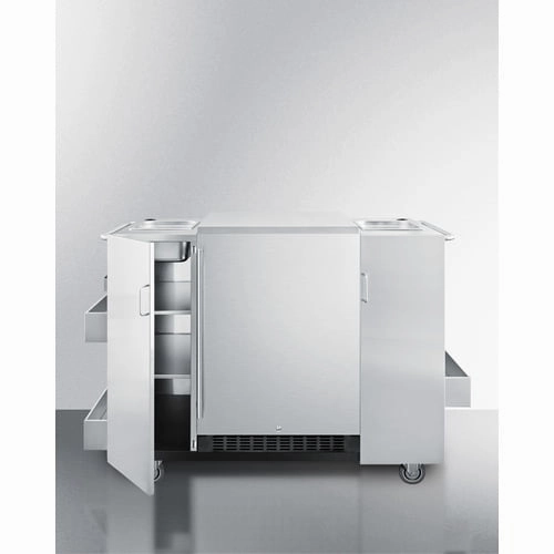 Summit CARTOSRF Outdoor Cart With Refrigerator Outdoor Refrigerators,outdoor mini fridge