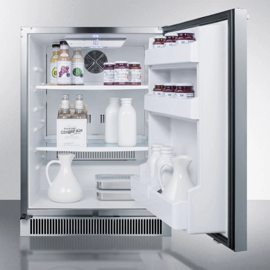 Summit CL68ROS 24" Wide Built-In Outdoor All-Refrigerator