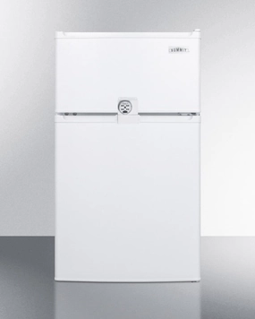Summit CP351WLLF2 Compact Energy Star Listed Two-Door Refrigerator-Freezer With Combination Lock Undercounter Refrigerators 24 inch undercounter fridge for kitchen