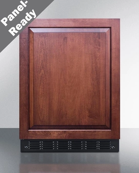 Summit CT66BK2SSIFADALHD 24" Wide Refrigerator-Freezer, Ada Compliant (Panel Not Included) Undercounter Refrigerators 24 inch undercounter fridge for kitchen