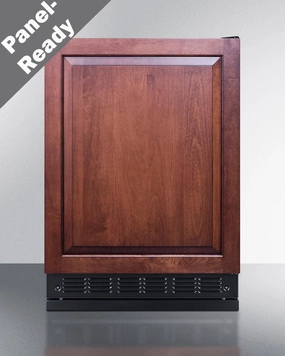 Summit CT66BK2SSRSIF 24" Wide Refrigerator-Freezer (Panel Not Included) Undercounter Refrigerators 24 inch undercounter fridge for kitchen