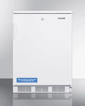 Summit CT66L Freestanding Refrigerator-Freezer For General Purpose Use, With Lock, Dual Evaporator Cooling, Cycle Defrost, And White Exterior Undercounter Refrigerators 24 inch undercounter fridge for kitchen