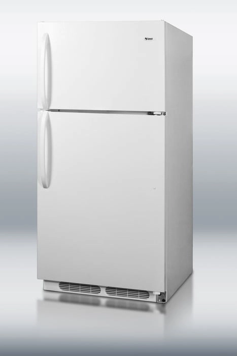 Summit CTR15 Full-Sized Frost-Free Refrigerator-Freezer With Deluxe Interior Freestanding Refrigerators freestanding fridge freezer combo
