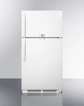 Summit CTR15LLF2 14.8 Cu.Ft. Refrigerator-Freezer With Dual Combination Lock And Frost-Free Operation Freestanding Refrigerators freestanding fridge freezer combo