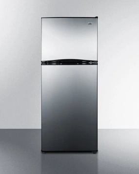 Summit FF1085SSIM 24" Wide Top Mount Refrigerator-Freezer With Icemaker Freestanding Refrigerators freestanding fridge freezer combo
