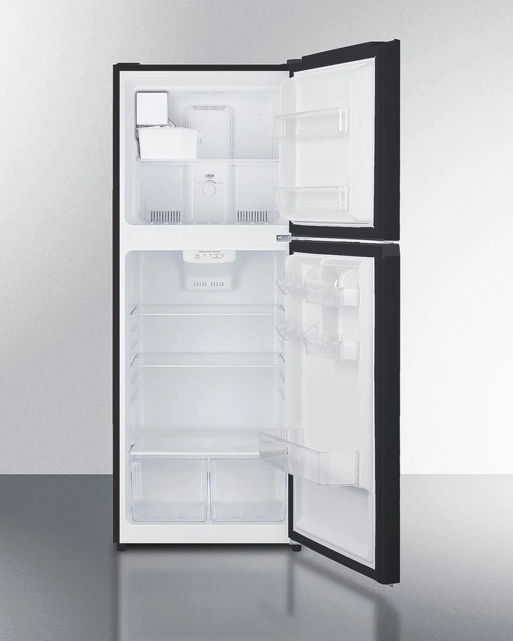 Summit FF1087BIM 24" Wide Top Mount Refrigerator-Freezer With Icemaker