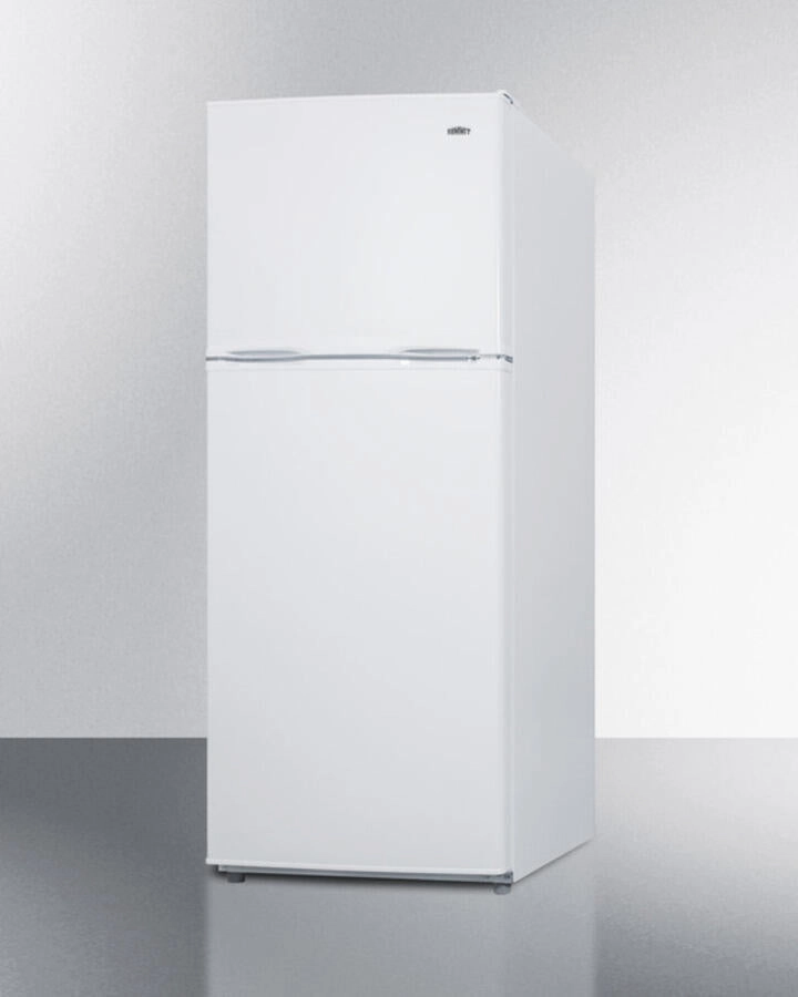 Summit FF1386W Energy Star Qualified 24" Wide 11.5 Cu.Ft. Frost-Free Refrigerator-Freezer In White Finish