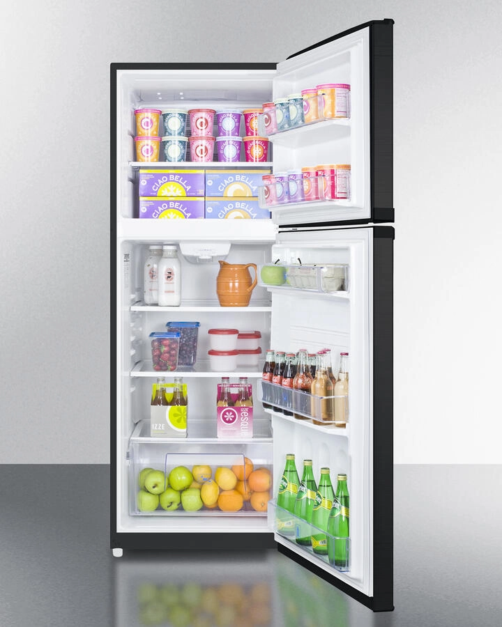 Summit FF1427BK 26" Wide Top Mount Refrigerator-Freezer