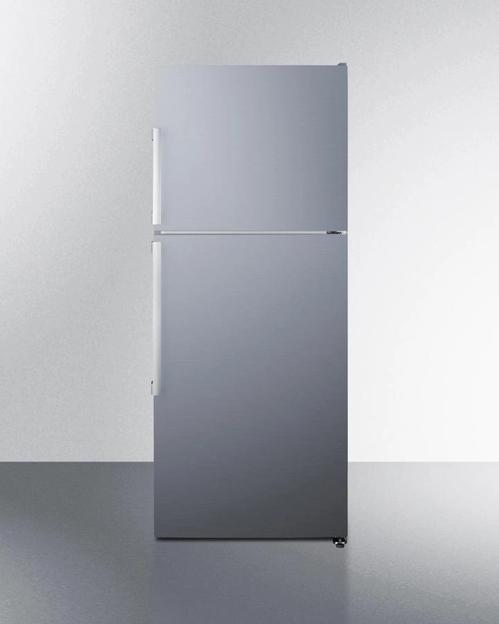 Summit FF1514SSIM 28" Wide Top Mount Refrigerator-Freezer With Icemaker Freestanding Refrigerators freestanding fridge freezer combo
