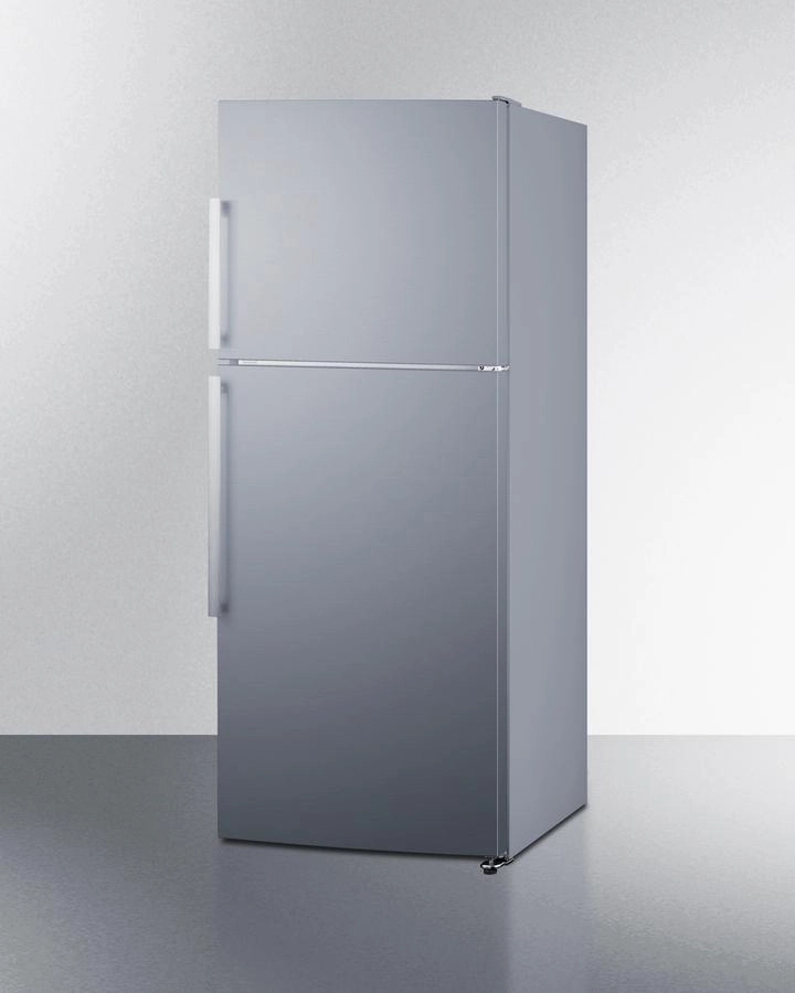 Summit FF1514SSIM 28" Wide Top Mount Refrigerator-Freezer With Icemaker