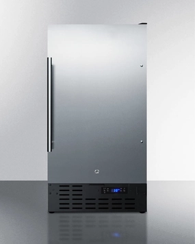 Summit FF1843BCSS 18" Wide Built-In All-Refrigerator Undercounter Refrigerators 24 inch undercounter fridge for kitchen