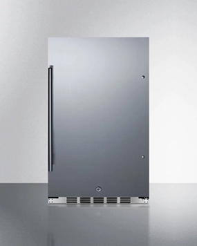 Summit FF195H34 Shallow Depth Built-In All-Refrigerator Undercounter Refrigerators 24 inch undercounter fridge for kitchen