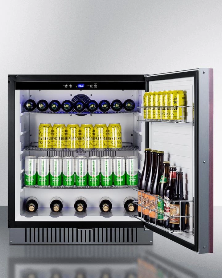 Summit FF27BSSADAIFLHD 27" Wide Built-In All-Refrigerator, Ada Compliant (Panel Not Included)