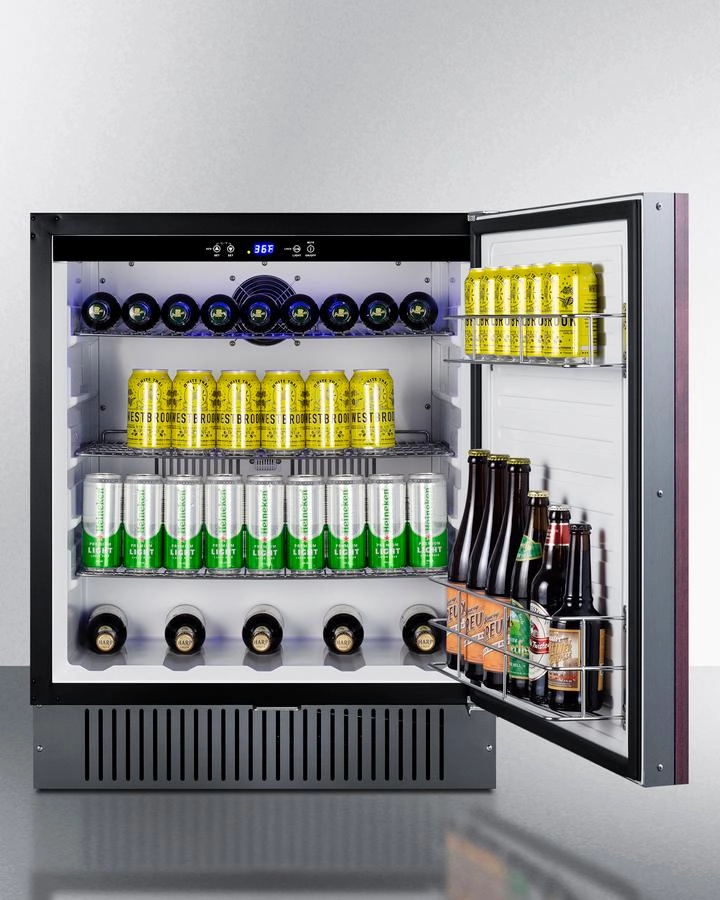 Summit FF27BSSIF 27" Wide Built-In All-Refrigerator (Panel Not Included)