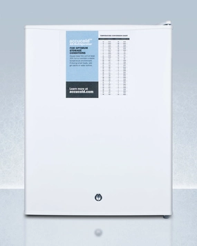 Summit FF28LWHPRO Compact Auto Defrost All-Refrigerator With Digital Thermostat, Internal Fan, Front Lock, And Probe Hole For User-Installed Monitoring Equipment Undercounter Refrigerators 24 inch undercounter fridge for kitchen