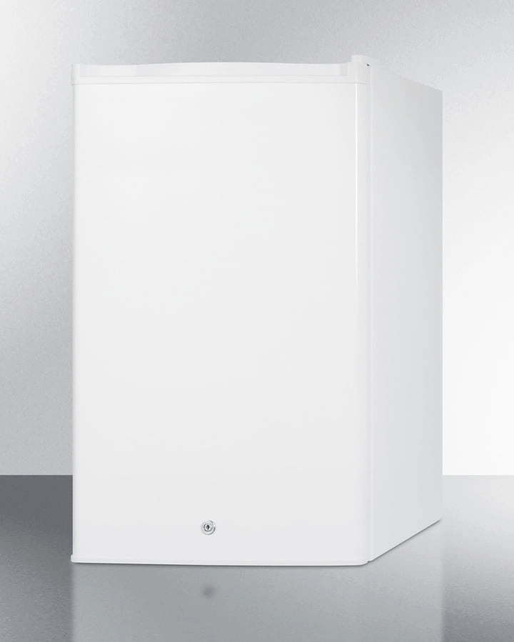 Summit FF31L7BI Commercial Style Built-In Capable Compact All-Refrigerator In White With Digital Thermostat