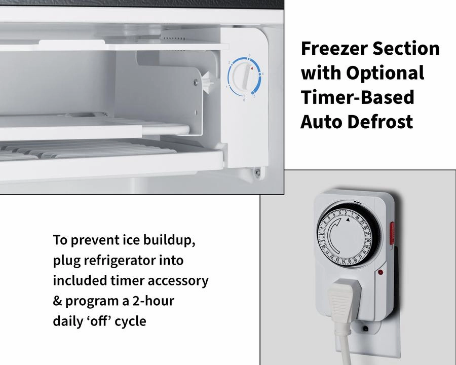 Summit FF43BADA 19" Wide Refrigerator-Freezer, Ada Compliant