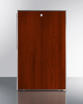Summit FF511LBIFR 20" Wide Built-In Undercounter All-Refrigerator For General Purpose Use, Auto Defrost With A Lock And Stainless Steel Door Frame For Slide-In Custom Panels Undercounter Refrigerators 24 inch undercounter fridge for kitchen