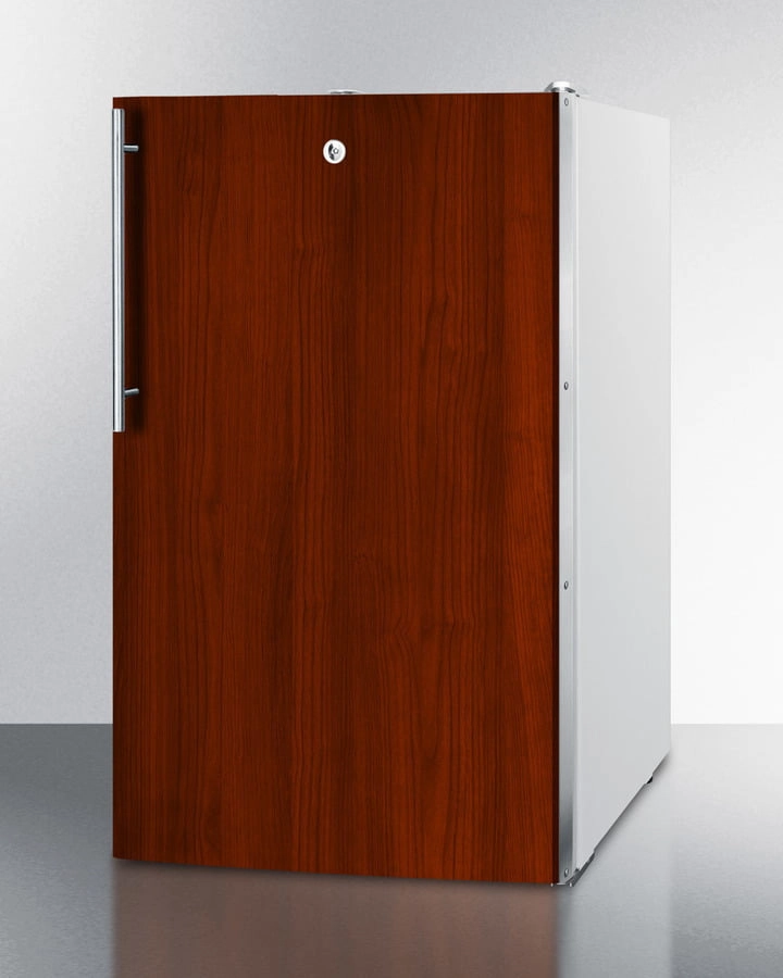 Summit FF511LBIIFADA 20" Wide Counter Height All-Refrigerator For General Purose Use, Auto Defrost With A Lock And Integrated Door Frame For Full Overlay Panels