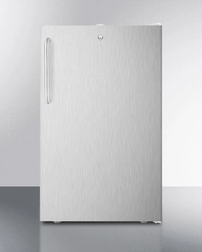 Summit FF511LWSSTB 20" Wide All-Refrigerator Undercounter Refrigerators 24 inch undercounter fridge for kitchen