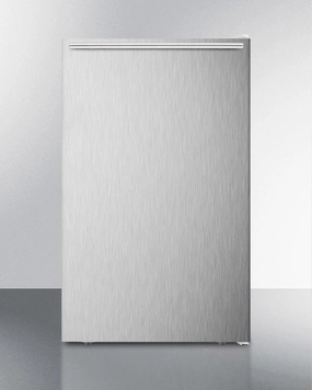 Summit FF511LWXSSHH 20" Wide All-Refrigerator Undercounter Refrigerators 24 inch undercounter fridge for kitchen
