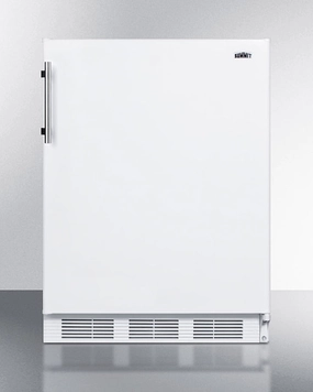 Summit FF61W 24" Wide All-Refrigerator Undercounter Refrigerators 24 inch undercounter fridge for kitchen