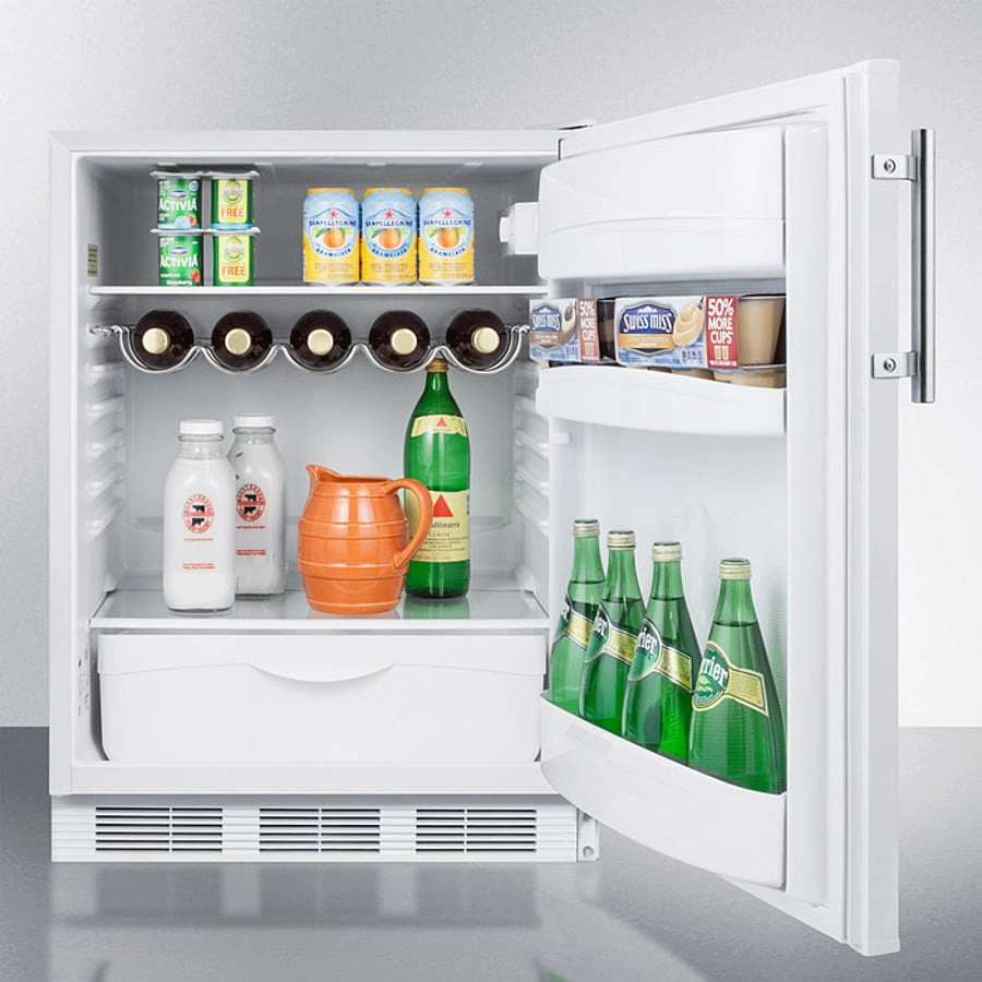 Summit FF61W 24" Wide All-Refrigerator