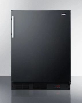 Summit FF63BDTPUB Freestanding Counter Height Craft Beer Pub Cellar In Black With Digital Thermostat And Deluxe Interior Undercounter Refrigerators 24 inch undercounter fridge for kitchen