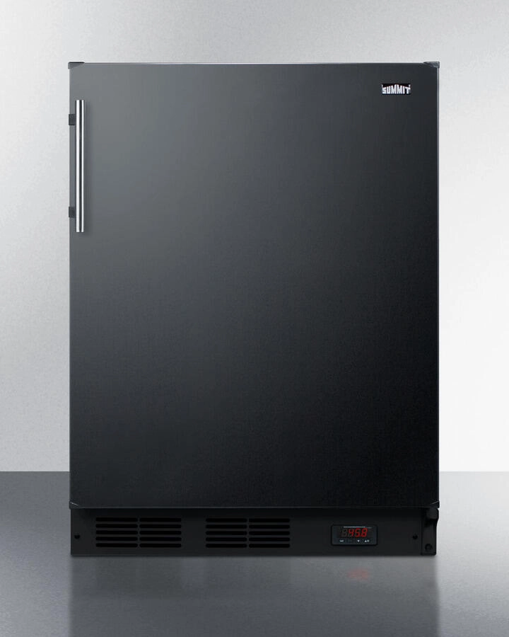 Summit FF63BDTPUB Freestanding Counter Height Craft Beer Pub Cellar In Black With Digital Thermostat And Deluxe Interior Undercounter Refrigerators 24 inch undercounter fridge for kitchen