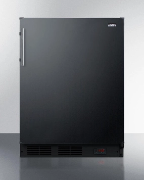 Summit FF63BDTPUBADA Freestanding Ada Compliant Craft Beer Pub Cellar In Black With Digital Thermostat And Deluxe Interior Undercounter Refrigerators 24 inch undercounter fridge for kitchen