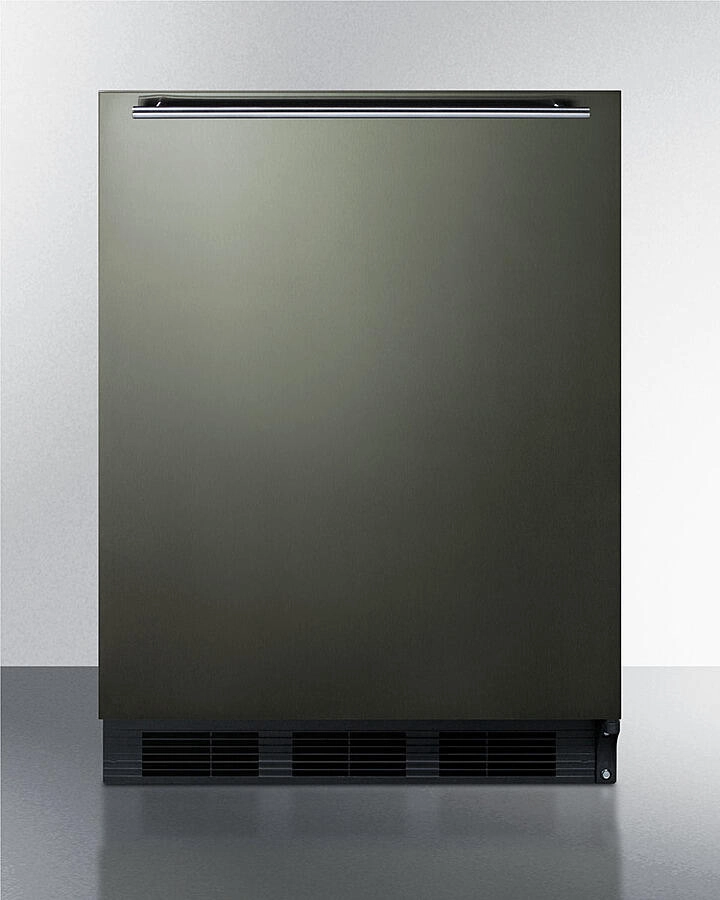 Summit FF63BKBIKSHH 24" Wide Built-In All-Refrigerator Undercounter Refrigerators 24 inch undercounter fridge for kitchen
