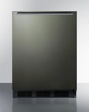 Summit FF63BKBIKSHH 24" Wide Built-In All-Refrigerator Undercounter Refrigerators 24 inch undercounter fridge for kitchen