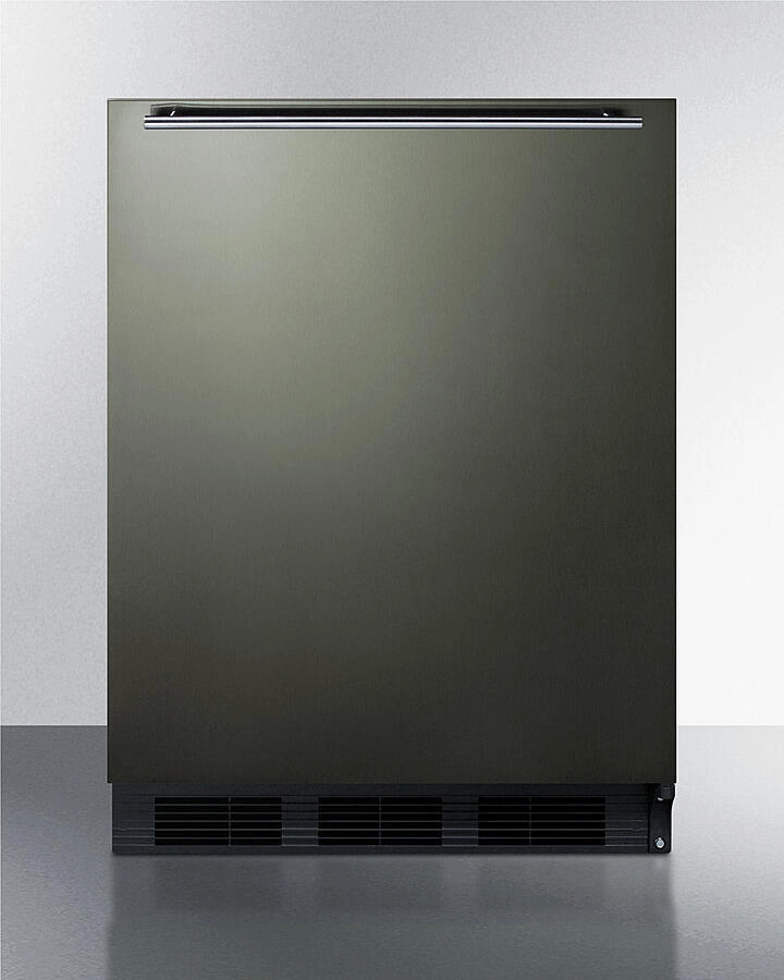 Summit FF63BKBIKSHHADA 24" Wide Built-In All-Refrigerator, Ada Compliant Undercounter Refrigerators 24 inch undercounter fridge for kitchen