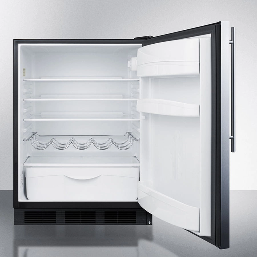 Summit FF63BKBISSHV 24" Wide Built-In All-Refrigerator
