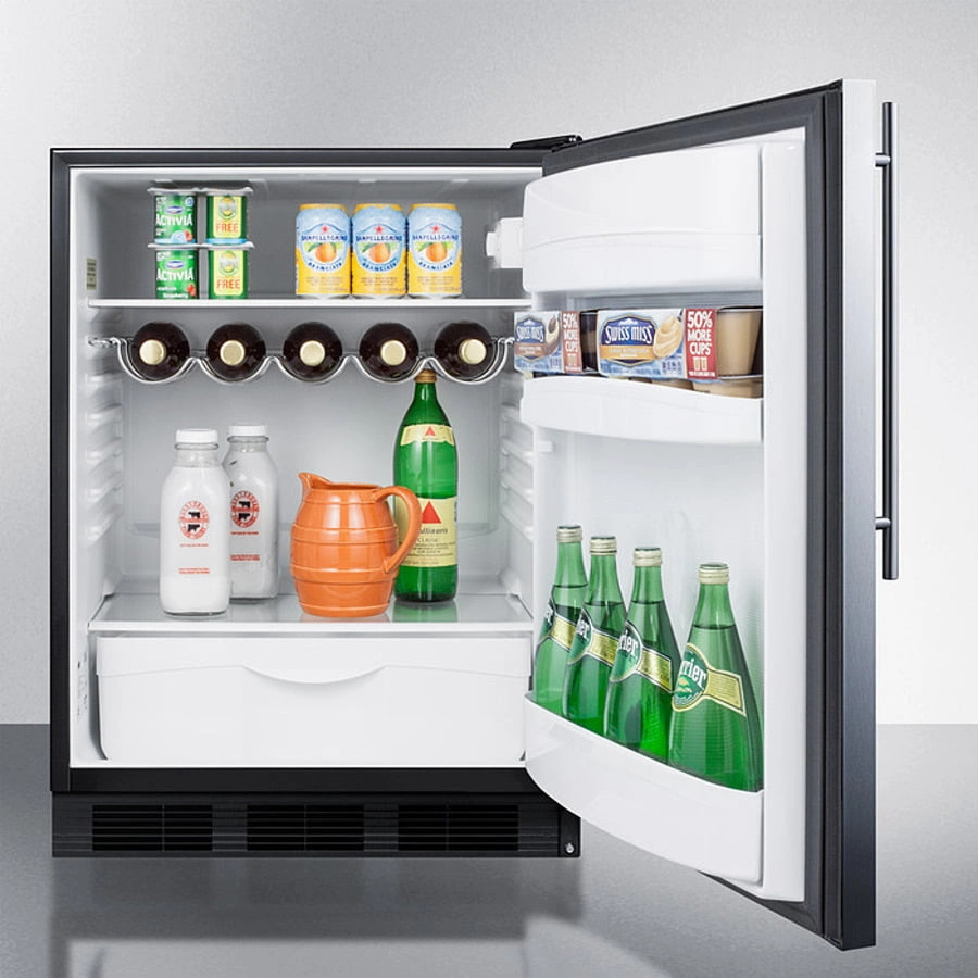 Summit FF63BKBISSHV 24" Wide Built-In All-Refrigerator