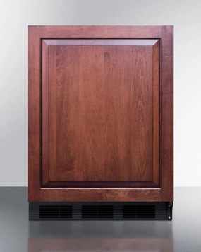 Summit FF6BBI7IFADA Ada Compliant Commercial All-Refrigerator For Built-In General Purpose Use, Auto Defrost W/Integrated Door Frame For Overlay Panels And White Cabinet Undercounter Refrigerators 24 inch undercounter fridge for kitchen