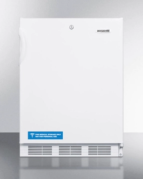 Summit FF6L7ADA Ada Compliant Commercial All-Refrigerator For Freestanding General Purpose Use, With Lock, Automatic Defrost Operation And White Exterior Undercounter Refrigerators 24 inch undercounter fridge for kitchen