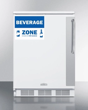 Summit FF6W7BZLHD 24" Wide All-Refrigerator Undercounter Refrigerators 24 inch undercounter fridge for kitchen