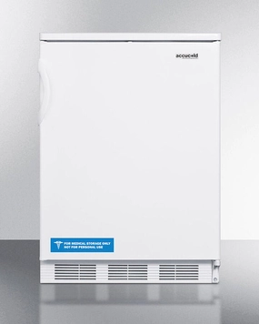 Summit FF6WBI Built-In Undercounter All-Refrigerator For General Purpose Use, With Automatic Defrost Operation And White Exterior Undercounter Refrigerators 24 inch undercounter fridge for kitchen