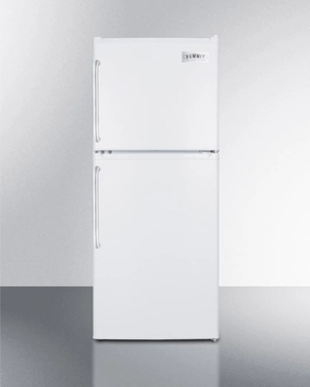Summit FF71ESTB Energy Star Qualified Two-Door Refrigerator-Freezer In Ada Compliant 46" Height With Towel Bar Handles Freestanding Refrigerators freestanding fridge freezer combo